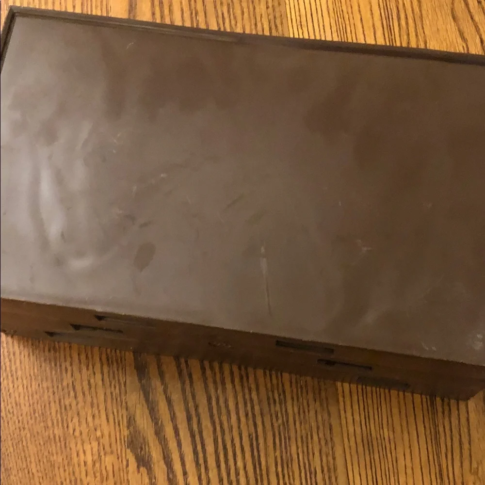 Brown Plastic Desk File Organizer - 3-Tier Mail & Document Sorter